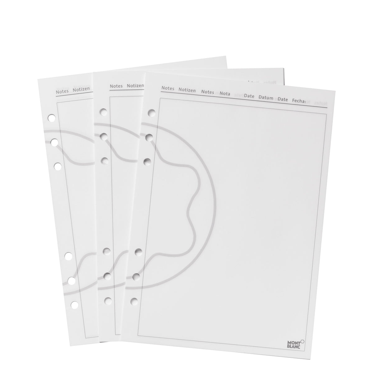 Montblanc Große Blätter für Organizer Leere Seiten – Ansicht 1