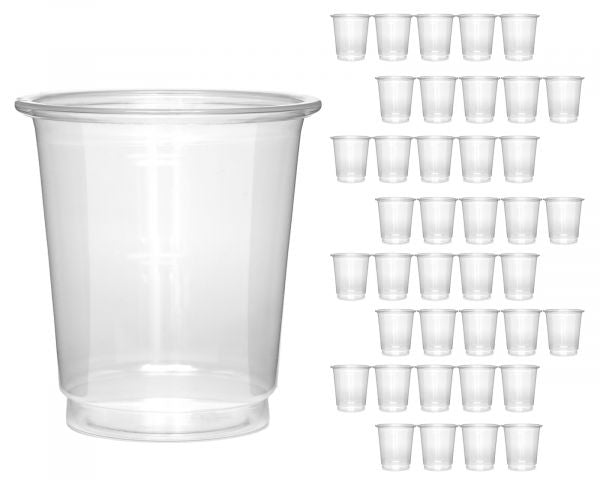 Octopus Reusable PET Plastic Cups Mixing Cups for Casting Resin Systems Transparent 40 ml 40 Pieces