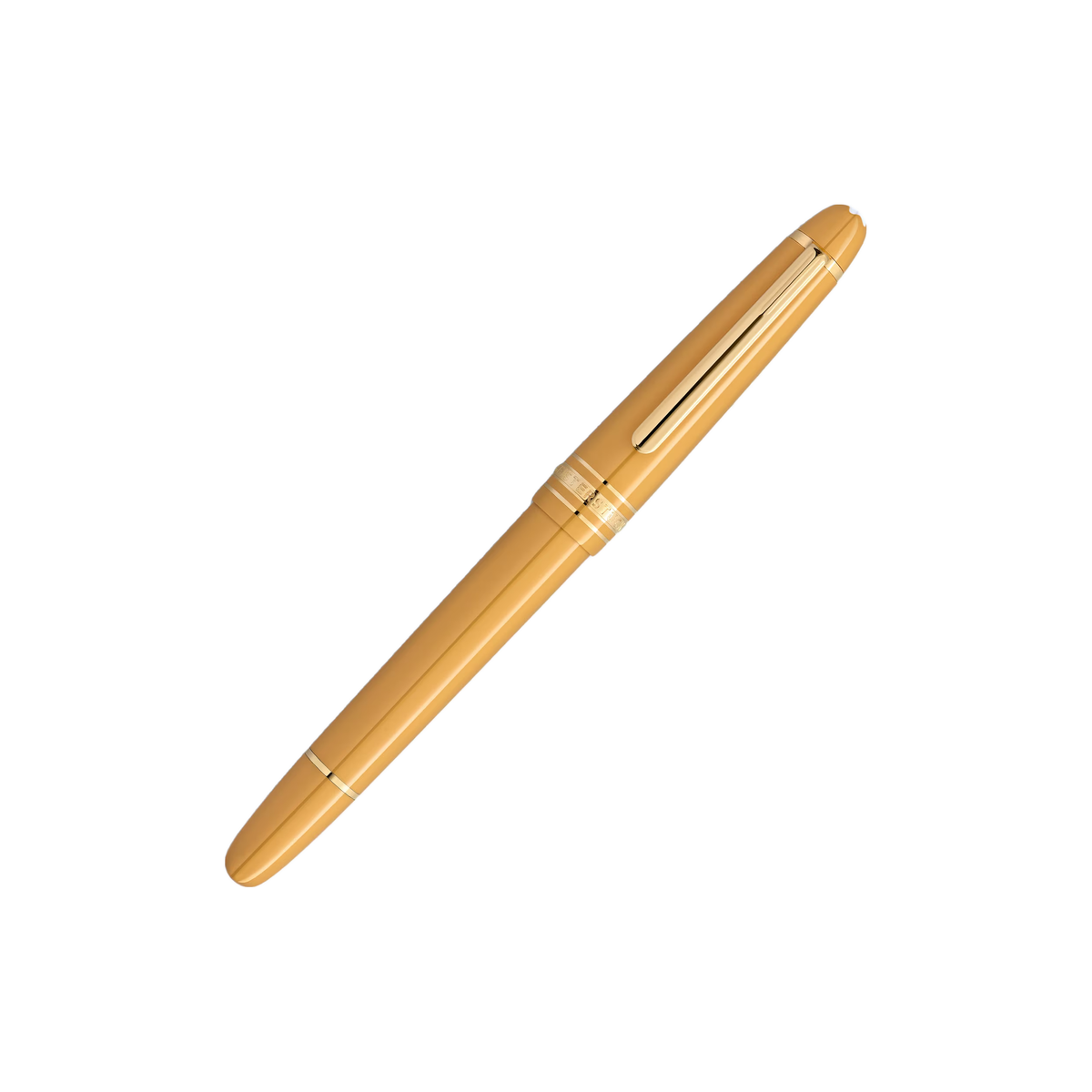 Montblanc Meisterstück Bloom Classique Füllfederhalter Corngold, vergoldet – Corngold, freigestellt auf weißem Hintergrund