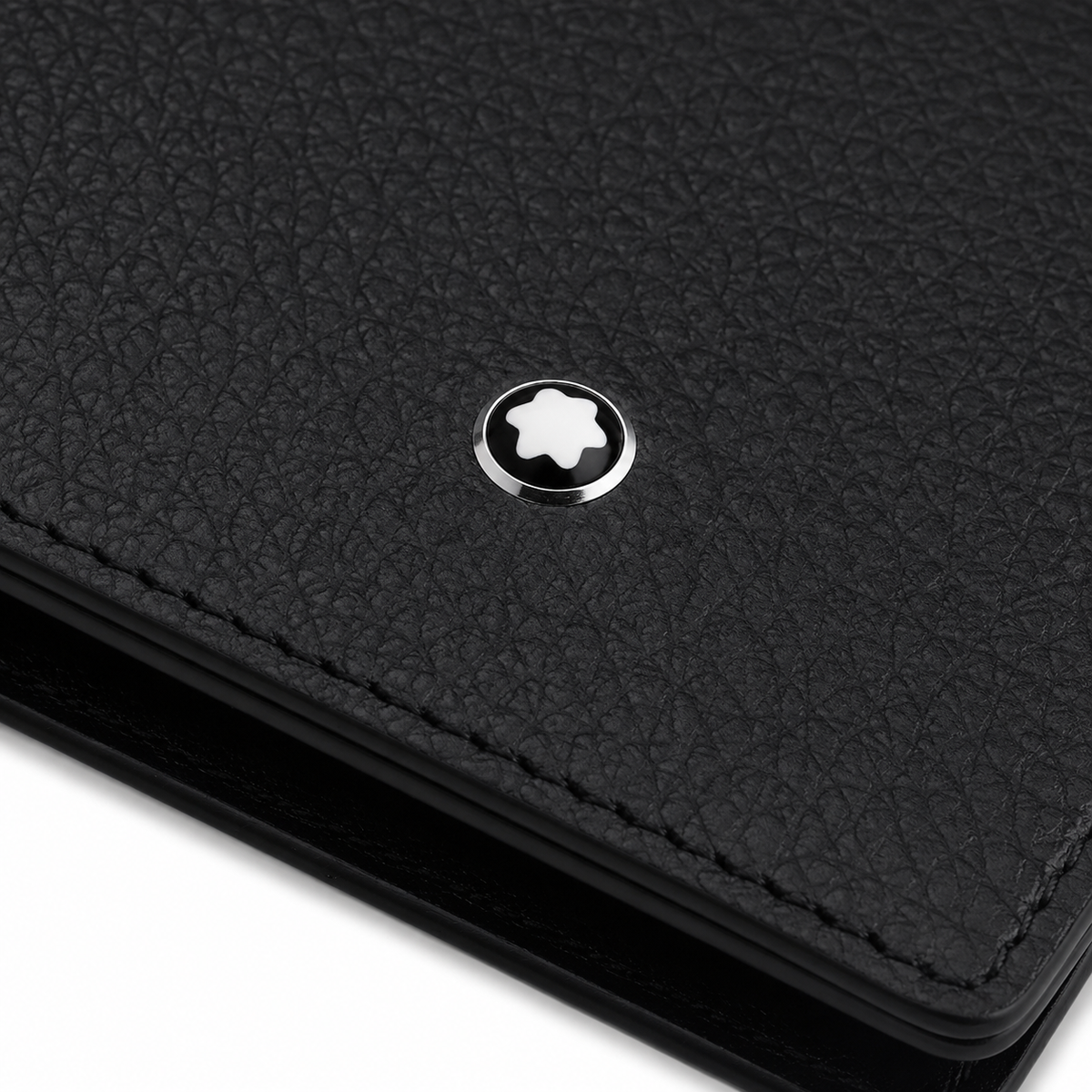 Montblanc, Portemonnaie Meisterstück Soft Grain, Brieftasche Geldbörse 8 cc Schwarz