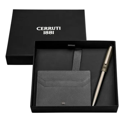 CERRUTI 1881 Schreibset Jefferson (Kugelschreiber & Visitenkartenetui)