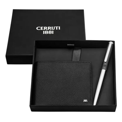 CERRUTI 1881 Schreibset (Füllfederhalter & Brieftasche)