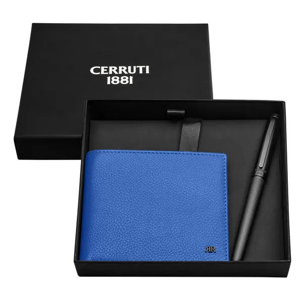 CERRUTI 1881 Schreibset Jefferson(Tintenroller & Brieftasche)