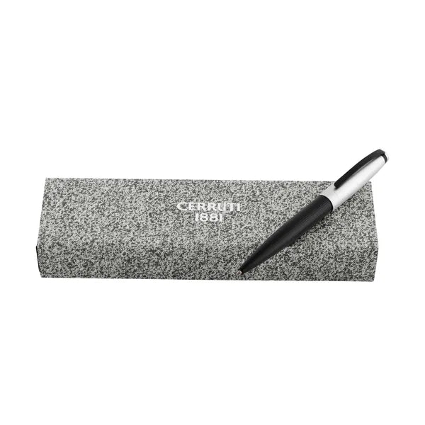 Cerruti 1881 Kugelschreiber Benson Black & Chrome