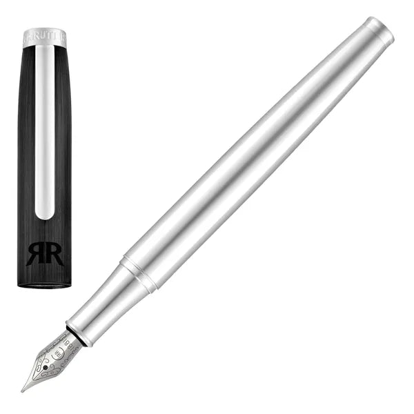 Cerruti 1881 Holborn Black & Gun Fountain Pen