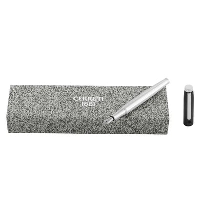 Cerruti 1881 Holborn Black & Gun Fountain Pen