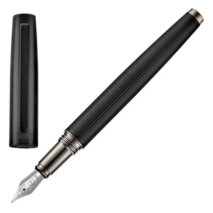 Stylo plume Cerruti 1881 Leap Classic, Noir