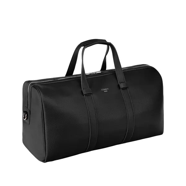 HUGO BOSS Card Holder Double B Saffiano, gunmetal
