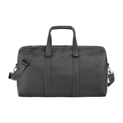 HUGO BOSS Card Holder Double B Saffiano, gunmetal