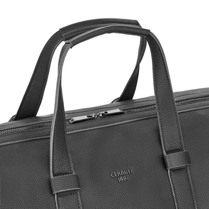 HUGO BOSS Card Holder Double B Saffiano, gunmetal
