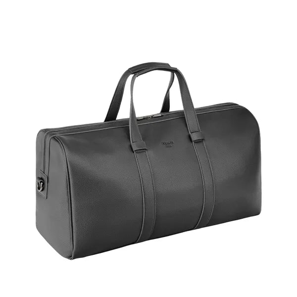HUGO BOSS Card Holder Double B Saffiano, gunmetal