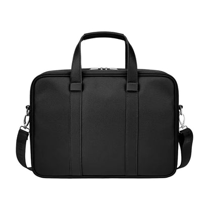 HUGO BOSS Card Holder Double B Saffiano, gunmetal