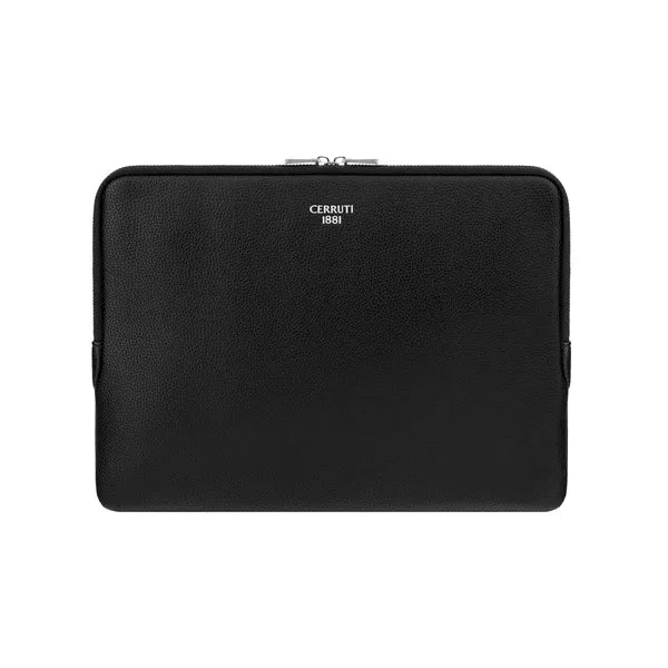 HUGO BOSS Card Holder Double B Saffiano, gunmetal