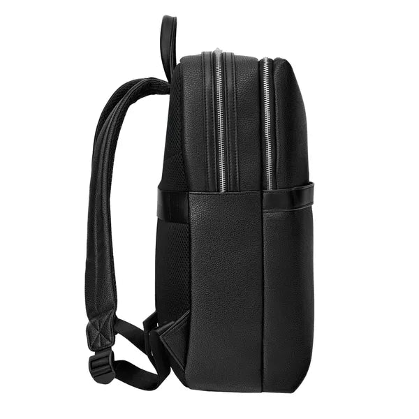HUGO BOSS Card Holder Double B Saffiano, gunmetal