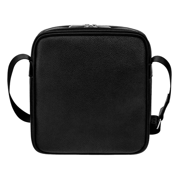HUGO BOSS Card Holder Double B Saffiano, gunmetal