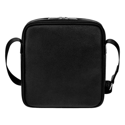 HUGO BOSS Card Holder Double B Saffiano, gunmetal