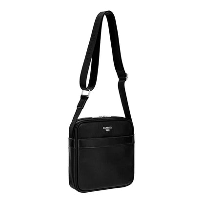 HUGO BOSS Card Holder Double B Saffiano, gunmetal