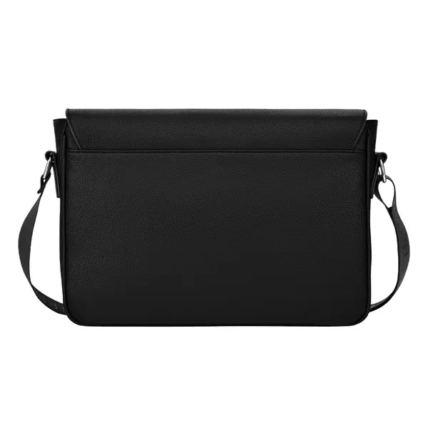 HUGO BOSS Card Holder Double B Saffiano, gunmetal