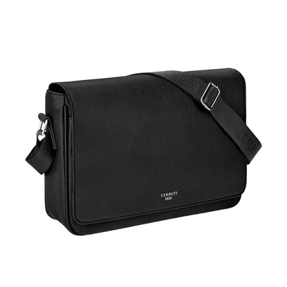 HUGO BOSS Card Holder Double B Saffiano, gunmetal