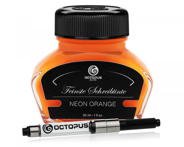 Octopus Fluids Textmarkertinte Neon Orange Ltd. Edt. Neon-Orange