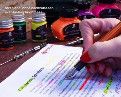 Octopus Highlighter Ink Neon Inks Neon Green 10 ml