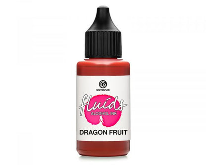 Octopus Fluids Alcohol Ink Dragon Fruit Basic Red/Pink