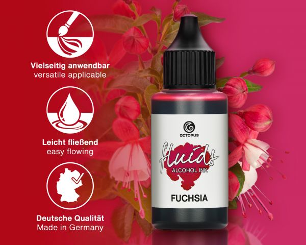 Octopus Fluids Alcohol Ink Basic Fuchsia 100 ml
