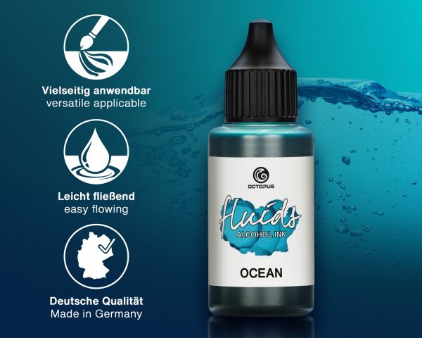 Octopus Fluids Alkoholtinte Blue Ocean