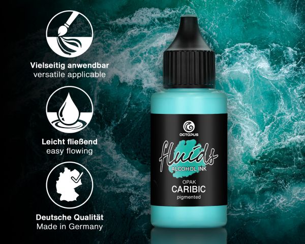 Octopus Fluids Alkoholtinte OPAK Caribic Blau