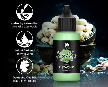 Octopus Fluids Alkoholtinte OPAK Pistazie Grün