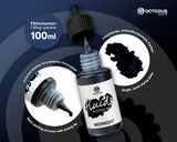 Octopus Fluids Alkoholtinte Basic Midnight Schwarz 100 ml
