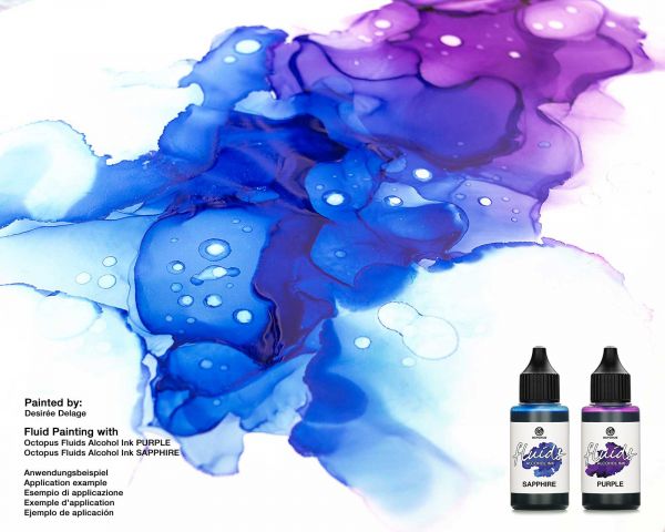 Octopus Fluids Alkoholtinte Blue Sapphire 100 ml
