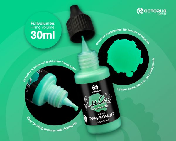 Octopus Fluids Alkoholtinte OPAK Peppermint Grün