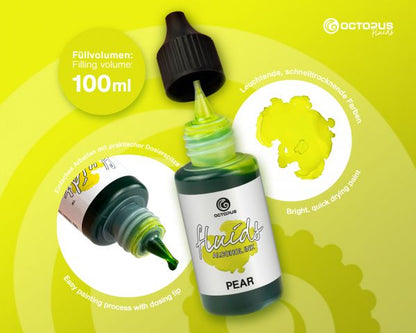 Octopus Fluids Alcohol Ink Basic Pearl Green 100 ml