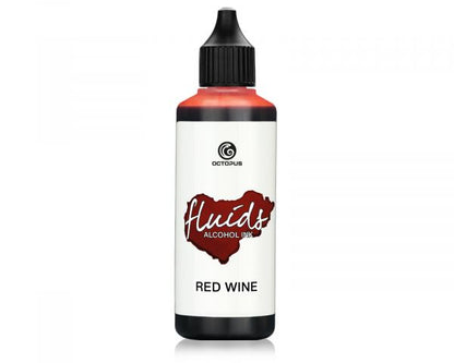 Octopus Fluids Alcohol Inks Basic Red Wine 100 ml