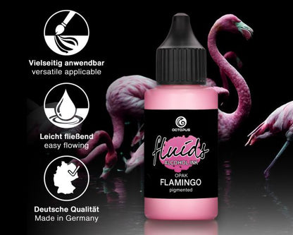 Octopus Fluids Alcohol Ink Opaque Pastel Flamingo Pink