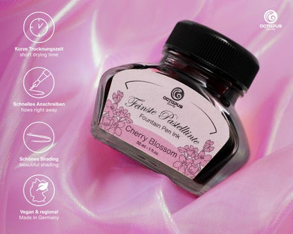 Octopus Fluids Füllhaltertinte Pastell Cherry Blossom Rosa