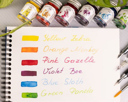 Octopus Fluids Calligraphy and Drawing Ink Write & Draw Set 6 Colors Ltd. Edt.