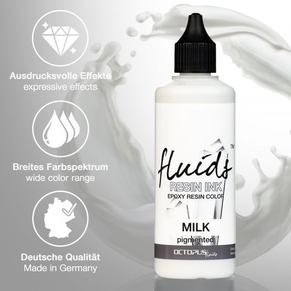 Octopus Fluids Resin Ink MILK Weiß 100 ml