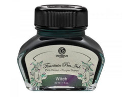 Octopus Fluids Füllhaltertinte Sheen Ink Kollektion Witch Grün