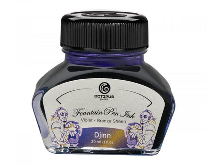 Octopus Fluids Füllhaltertinte Sheen Djinn Blau