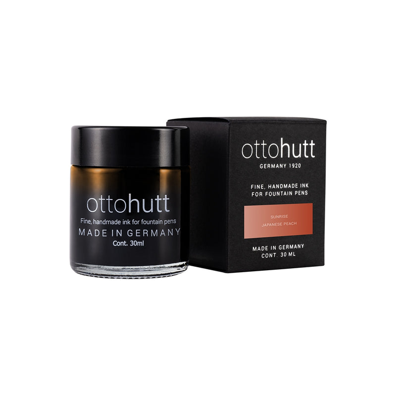Otto Hutt Tintenglas, Tinte mit Geruch, Sunrise (orange)