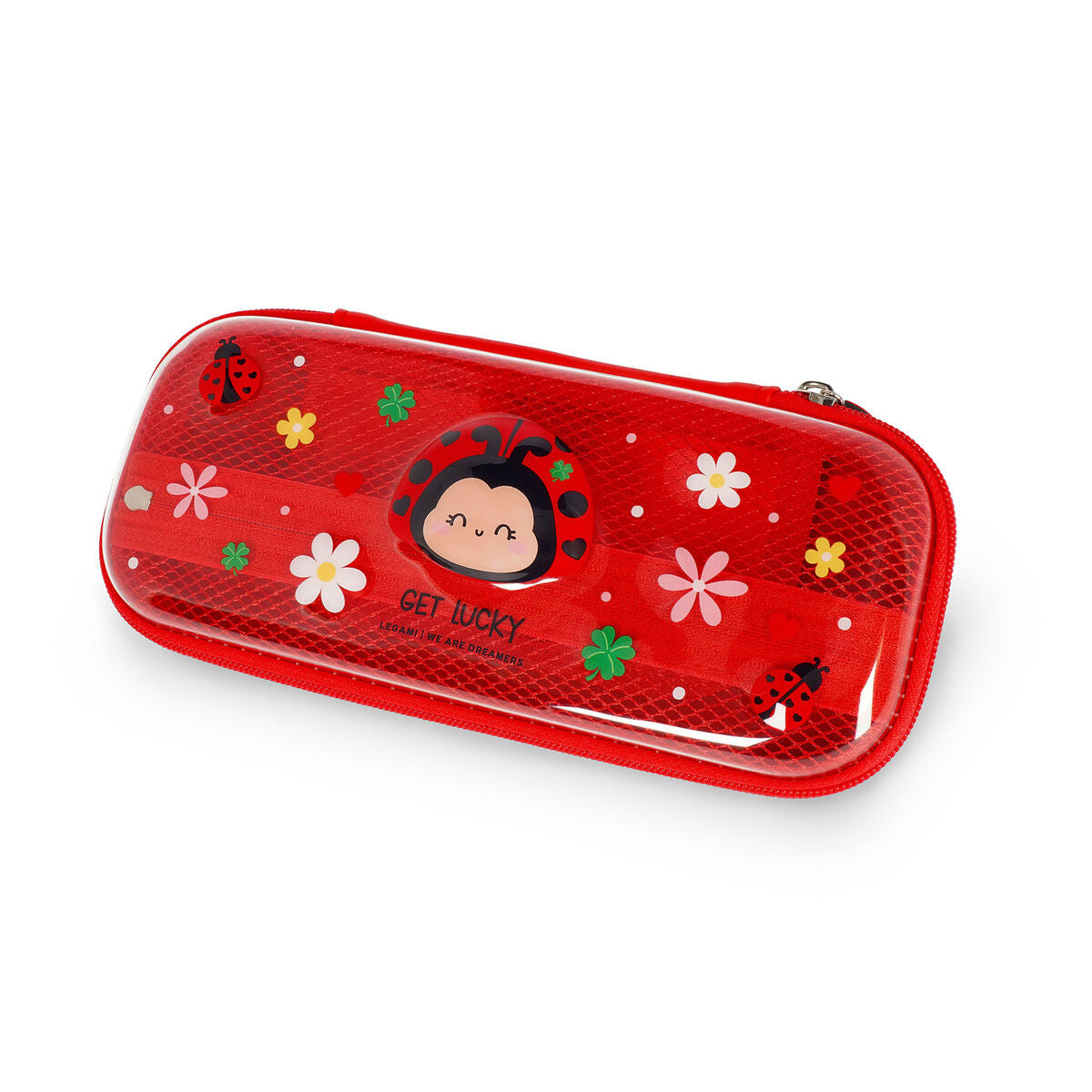 Legami Hardtop Pencil Case, Ladybug