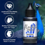 Octopus Fluids Resin Ink PEACOCK transparentes Blau