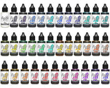Octopus Fluids Resin Ink Set 35x 30 ml Alcohol Ink für Epoxidharz und UV-Resin