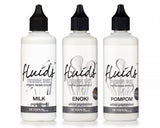 Octopus Fluids Alcohol Ink / Resin Ink Set für Gießharzkunst Weiß – POMPOM, ENOKI, MILK