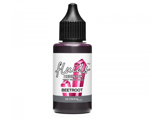 Octopus Fluids Resin Ink BEETROOT Rot transparent Alcohol Ink