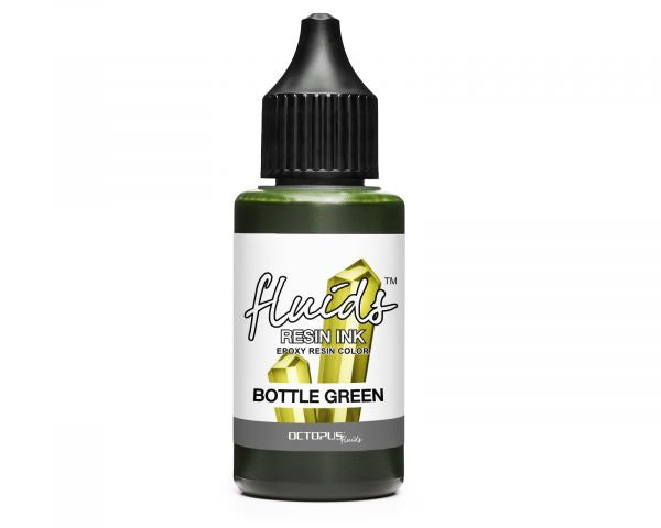 Octopus Fluids Resin Ink BOTTLE GREEN transparent Green