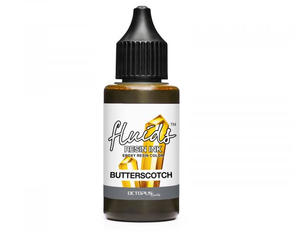 Octopus Fluids Alcohol-based Resin Ink BUTTERSCOTCH transparent yellow