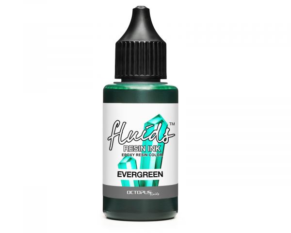 Octopus Fluids Resin Ink EVERGREEN Alcohol Ink Resin Ink for Casting Resin green